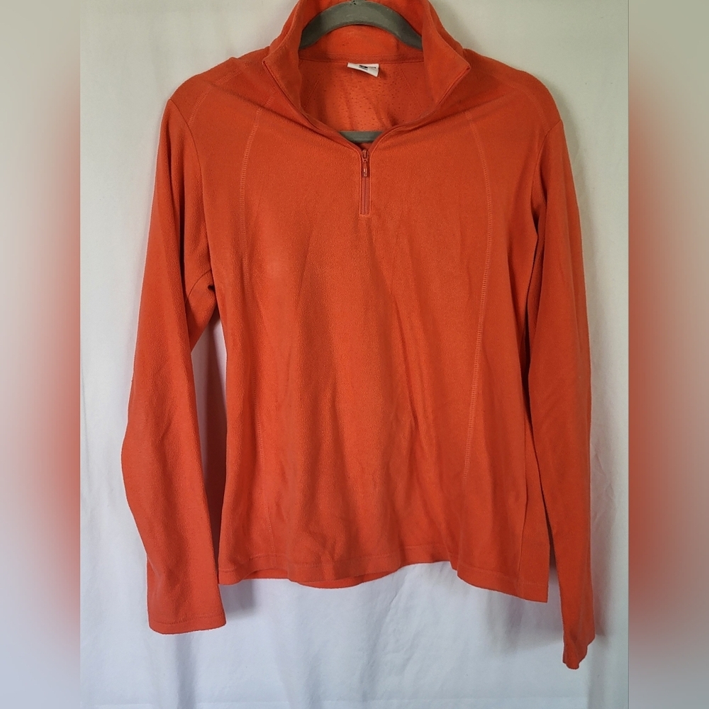Columbia Womens Quarter Zip Peach Pullover M